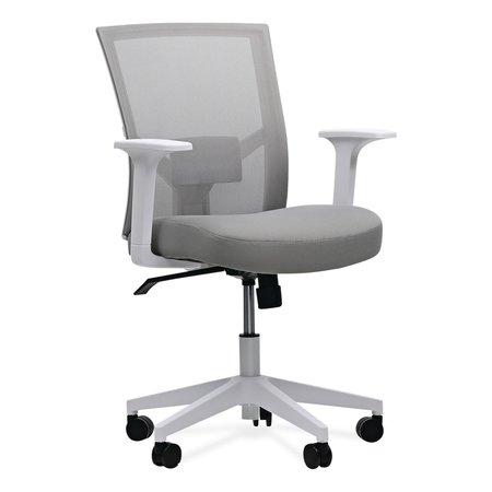 WORKSPACE BY ALERA Mesh Back Fabric Task Chair, Supports Up to 275 lb, 1732 to 211 Seat Height, Gray SeatBack ALEWS42B47